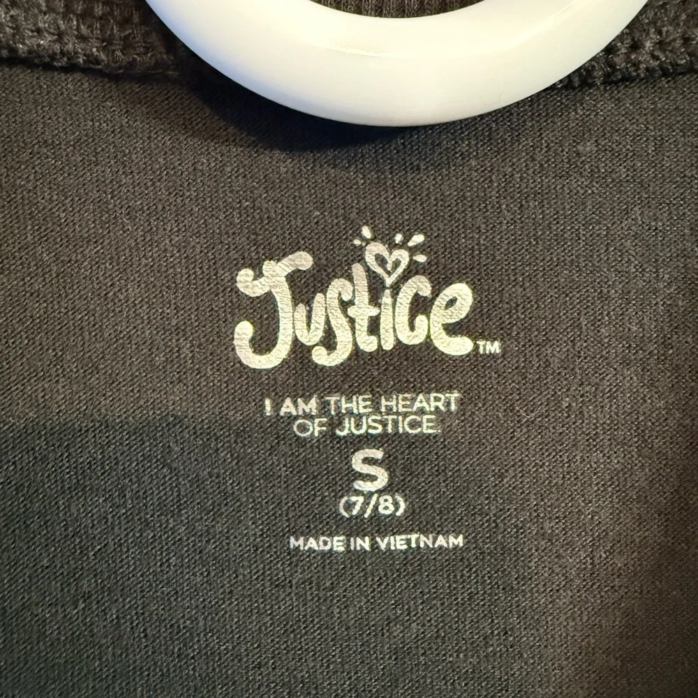 Justice Girls Love Justice Rainbow Graphic Tee Size 7/8
